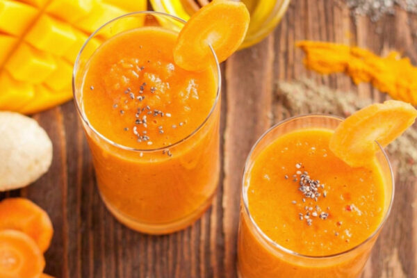 Orange Carrot Mango Smoothie