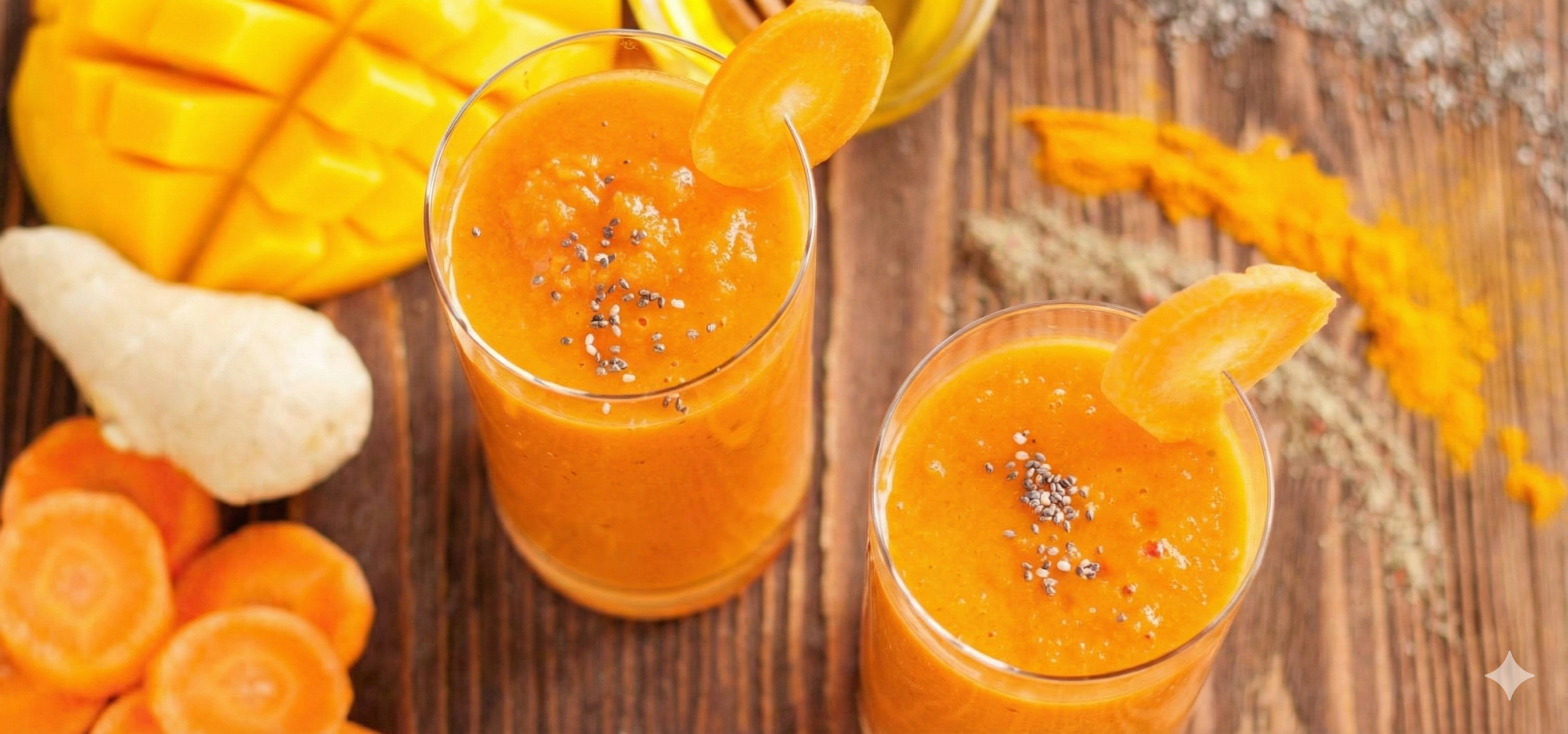 Orange Carrot Mango Smoothie