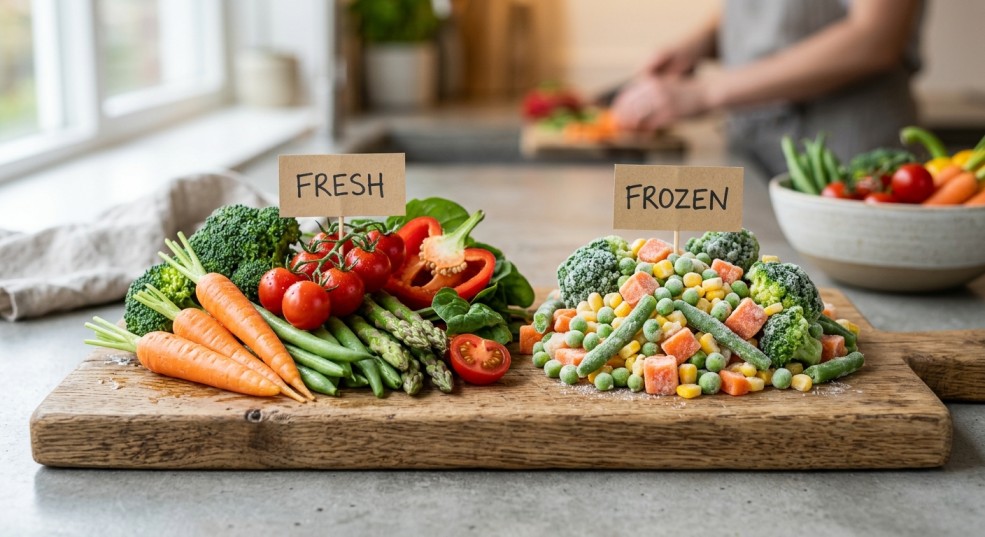 Fresh vs Frozen Vegetables